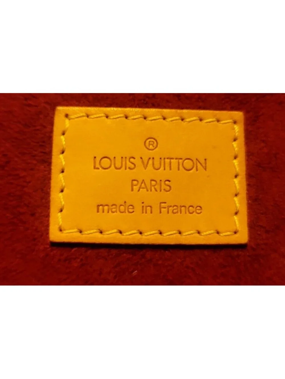 Louis Vuitton alcantara hardware pochette